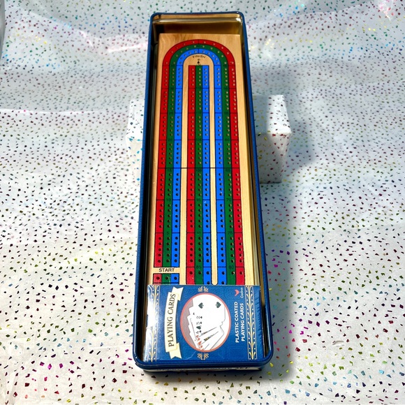 Deluxe Cribbage Board Set - Picture 3 of 5